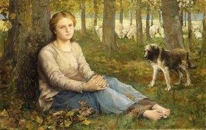 Pastýřka a její stádo, 1878-9