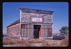 Opuštěná kavárna, Joplin, Montana, USA od John Margolies