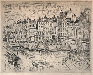 „Poblíž Pont St Michel“, 1915