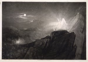 Ilustrace ze Ztraceného ráje od John Martin