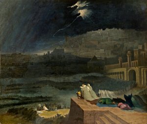 Pokání z Ninive, kolem roku 1840 od John Martin