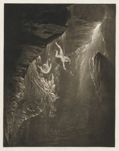 Pád vzbouřených andělů, Ztracený ráj, kniha 1, verš 44 od John Martin