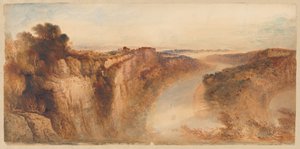 Pohled na řeku Wye, pohled směrem k Chepstow od John Martin