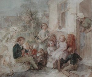 The Young Artist, c.1820 (akvarel na papíře)