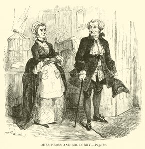Ilustrace k Příběhu dvou měst, Charles Dickens