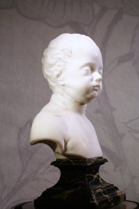 Busta lorda Harleye, kolem roku 1725 (mramor)