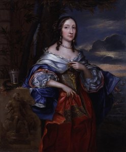 Elizabeth Claypoleová, rozená Cromwellová od John Michael Wright