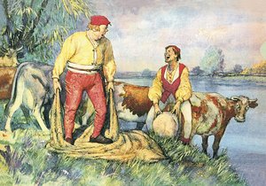 Velký Claus a Malý Claus od John Millar Watt