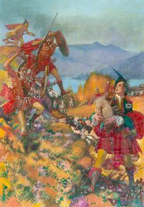 Childe Haroldova pouť (kvaš na papíře) od John Millar Watt