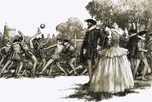Královna Alžběta I. byla brutálním sportem zděšena. od John Millar Watt