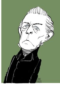 Franz Berwald - karikatura švédského skladatele