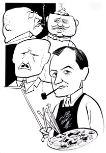 George Grosz, karikatura od John Minnion