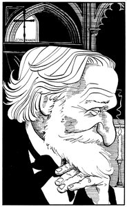 Giuseppe Verdi - profilový portrét italského skladatele, 9. nebo 10. října 1813 - 27. ledna 1901