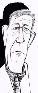 Oskar Kokoschka, karikatury od John Minnion