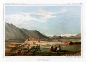 Fort Okinakane, USA, 1856. od John Mix Stanley