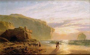 U cornwallského pobřeží nebo Trebarwith Strand