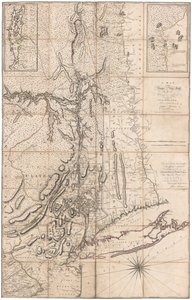 Mapa New Yorku od Montresor