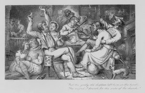 Robert Burns: Jolly Beggars (rytina)