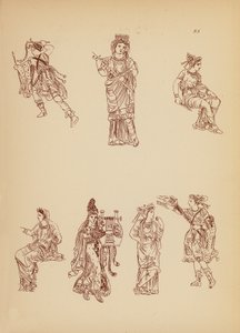 Starověký řecký ženský kostým (litografie) od John Moyr Smith