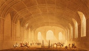 The Riding House from Views of the Royal Pavilion, Brighton od Johna Nashe