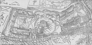 Nordens View of Windsor Castle, 1607. 1895 od John Norden