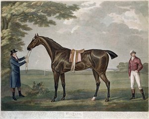 Diamant dostihového koně, kolem roku 1799