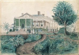 The Inman Homestead (wc na papíře) od John OBrian Inman