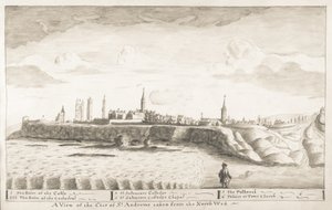 St Andrews Delineated - Pohledy na město St Andrews pořízené ze severozápadu (pero a mytí na papíře)