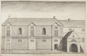 St Andrews Delineated – Knihovna (pero a mytí na papíře)