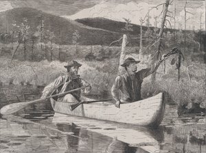 Odchyt v Adirondacks Každou sobotu, sv. I, Nová řada, 24. října 1870.
