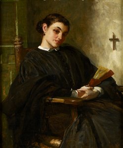 Španělská dívka (olej na plátně) od John Phillip
