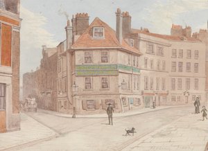 Northumberland Head Inn na rohu Fort St. and Gun St., Spitalfields od John Phillipps Emslie