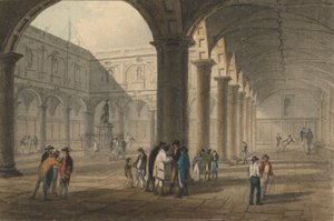 Čtyřúhelník královské burzy od John Preston Neale