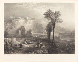 Ehrenbreitstein od John Pye after Joseph Mallord William Turner