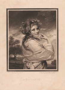 Emma Hart jako bakchantka od John Raphael Smith