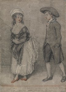 Jde za ní hned jako vůl na porážku (Přísloví, kapitola VII, verš 22) od John Raphael Smith