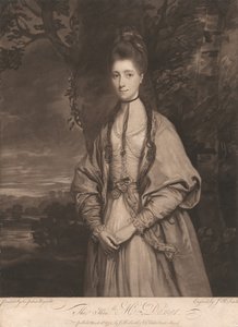 Ctihodná paní Damer od John Raphael Smith
