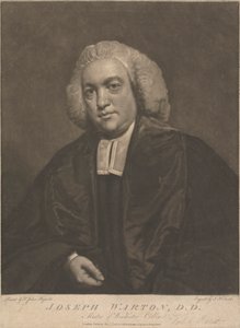 Joseph Warton, mistr Winchester College od John Raphael Smith