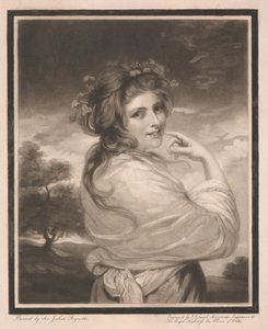 Lady Hamiltonová jako bakchantka od John Raphael Smith