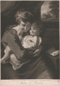 Madona s dítětem od John Raphael Smith