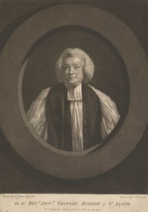 Reverend Jonathan Shipley, biskup ze St. Asaph od John Raphael Smith
