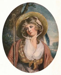 Pastýřka, 1787 od John Raphael Smith