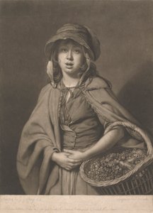 Dívka z řeřichy od John Raphael Smith
