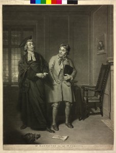 William Parsons jako "Sheepface" ve filmu "The Village Lawyer" od John Raphael Smith