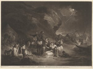 Africká pohostinnost od John Raphael Smith after George Morland