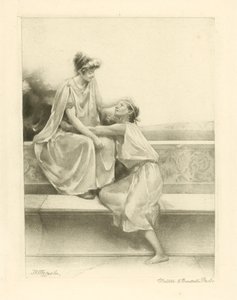 Ilustrace ke Catullovým básním (fotogravura) od John Reinhard Weguelin