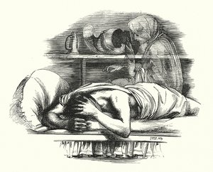 Duch Lukrécie (rytina) od John Reinhard Weguelin