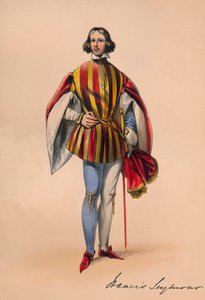 Francis Seymour v kostýmu pro královnu Viktorii Bal Costumé, 12. května 1842, 1843.