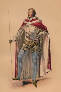 Host v kostýmu pro královnu Viktorii Bal Costumé, 12. května 1842, 1843.