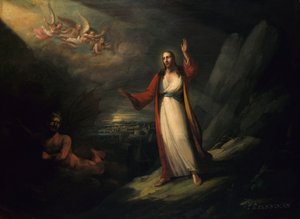 Kristus pokoušen ďáblem, 1818.